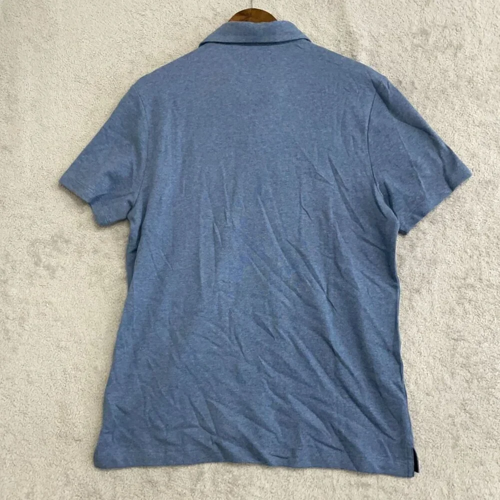 NEW Banana Republic Men's M Luxe Touch Performance Polo Shirt  Blue